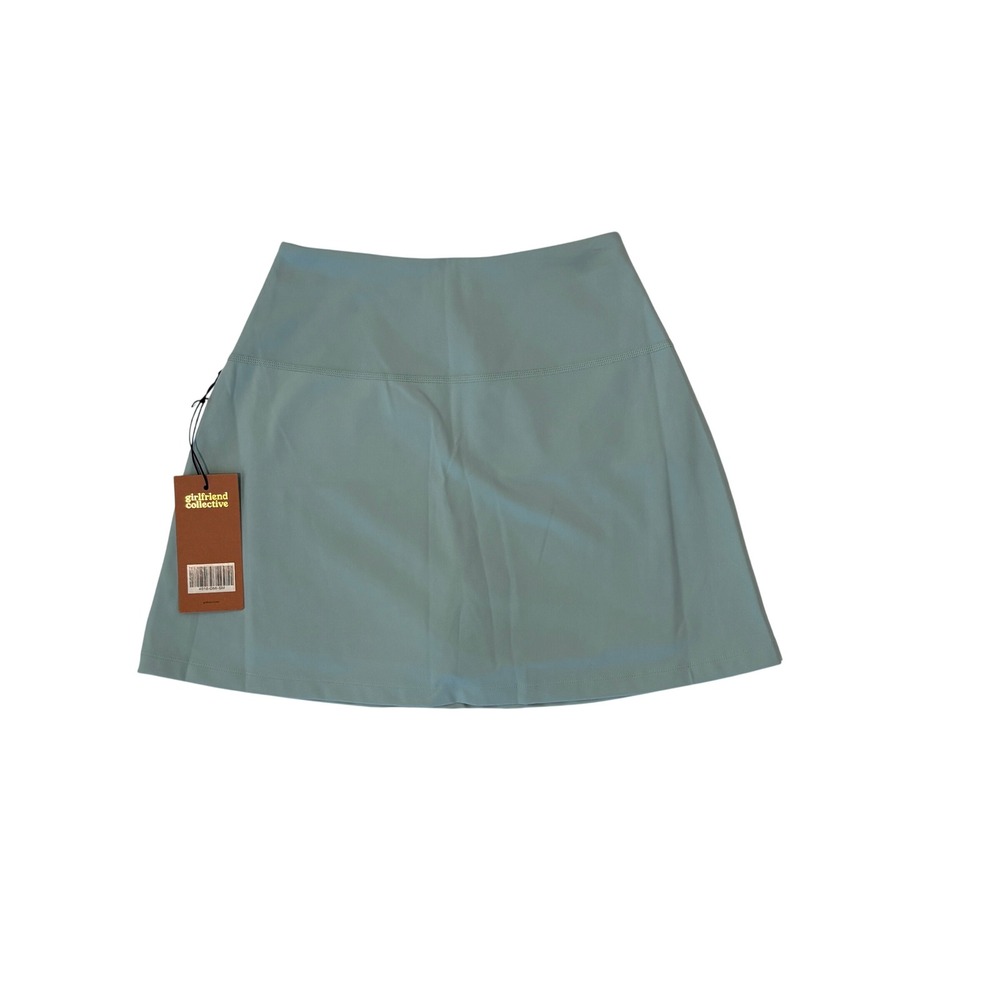 Girlfriend Collective Athletic Skort S Glacier Blue NWT Recycled Polyester RPET